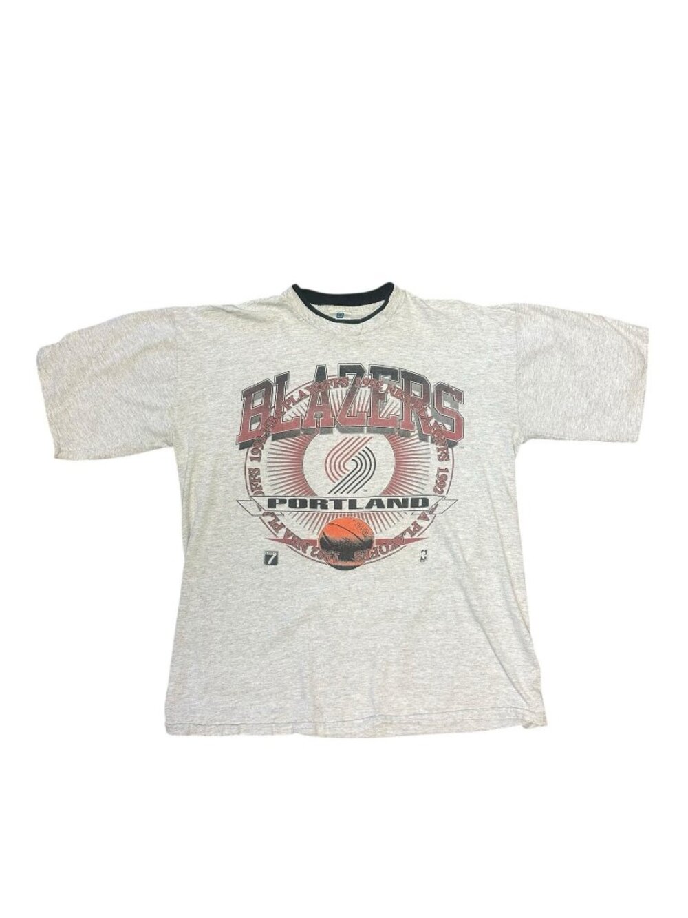 Vintage Belton Portland Trail Blazers Faux Double Layered Shirt Sz XL